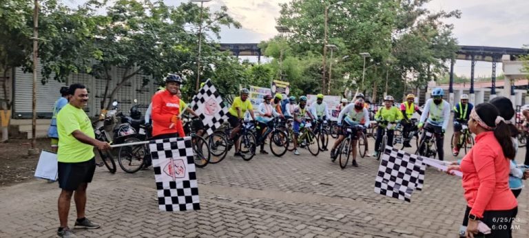 अमरावती सायकलींग असोसिएशन तर्फे आयोजित 150 किमी बीपी राईड संपन्न